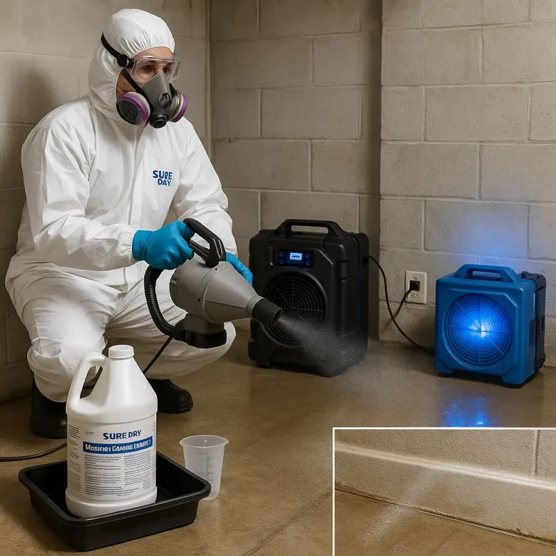 Sanitization and Odor Removal process in Oxford, IN